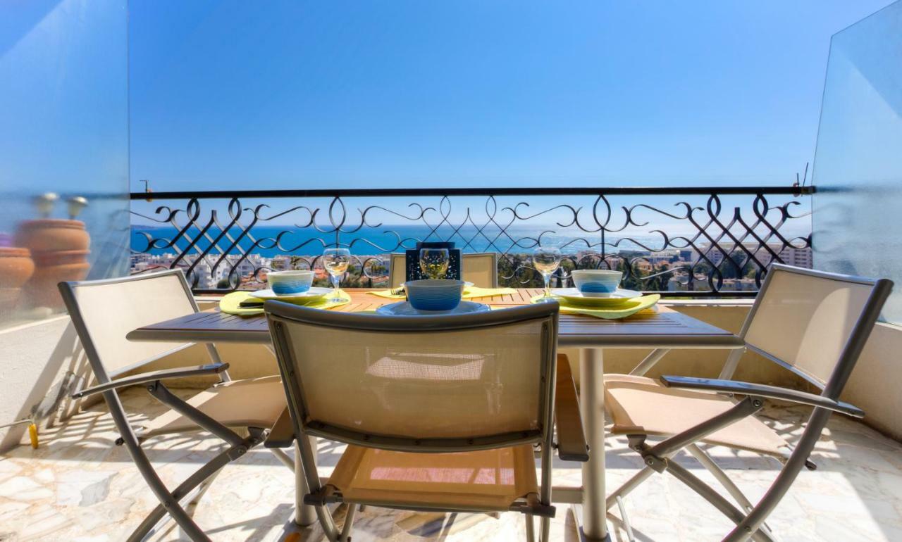 דירות ניס Confortable 3 Pieces Avec Superbe Vue Mer מראה חיצוני תמונה