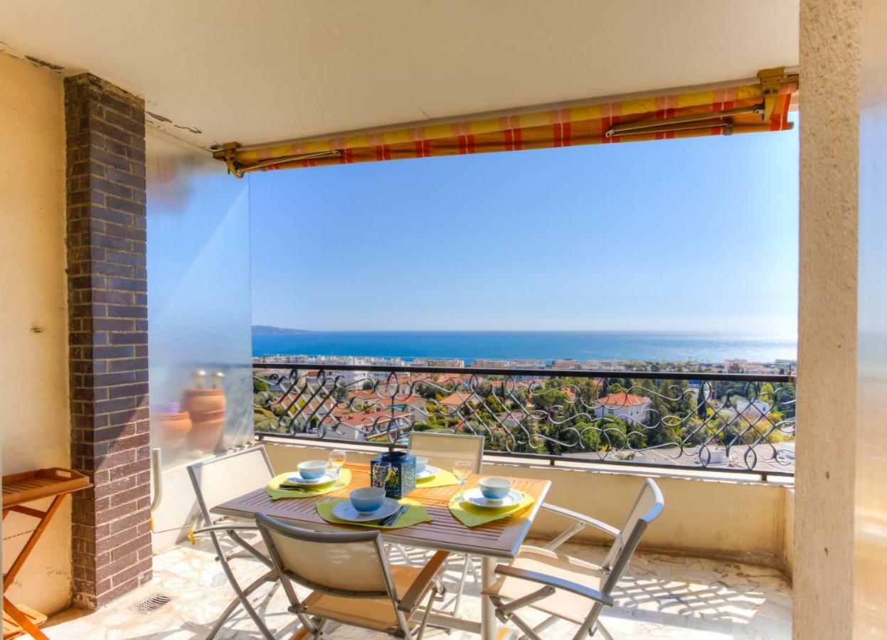 דירות ניס Confortable 3 Pieces Avec Superbe Vue Mer מראה חיצוני תמונה